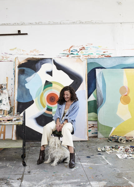 Inside the Converted Los Angeles Warehouse Where Artist Jessalyn Brooks Lives And Paints