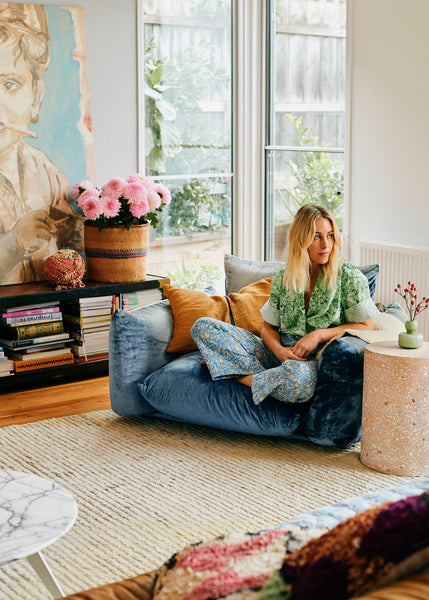 Artist Prudence Caroline's Torquay Home Is An Ode to Texture and Colour