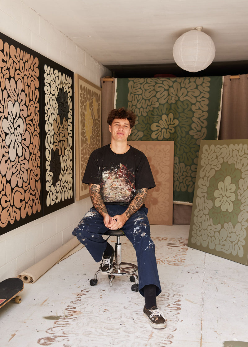 Artist Adam Leng Paints with Purpose from His Home Studio