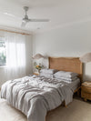 Fog 100% French Flax Linen Pillowcases (Set of Two)
