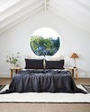 Charcoal Quilted Bed Cover