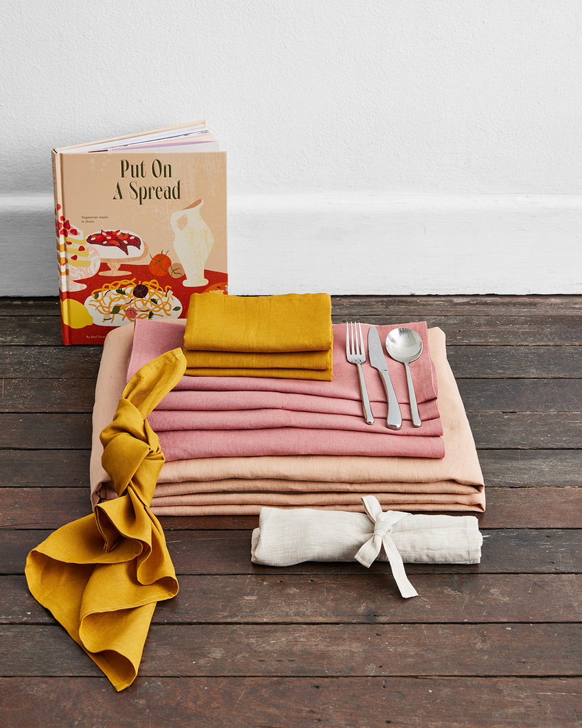 Pink Clay, Terracotta & Turmeric Tableware Bundle