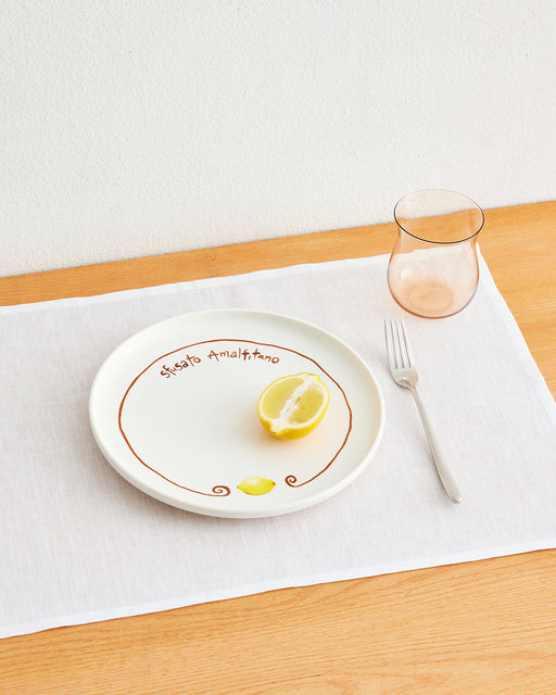 Gemma Bamforth x Bed Threads 'Sfusato Amalfitano' Ceramic Dinner Plate