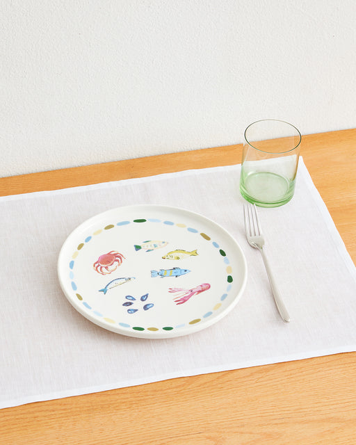 Idda Studio x Bed Threads 'Festa di Sette Pesci' Ceramic Dinner Plate