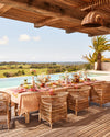 Pink Clay 100% French Flax Linen Placemats (Set of Four)