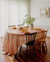 Pink Clay 100% French Flax Linen Placemats (Set of Four)