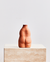 Rachel Saunders Woman Vase in Terracotta