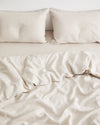 Oatmeal 100% French Flax Linen Bedding Set