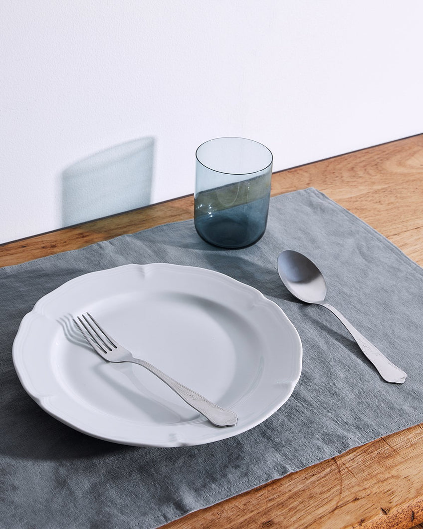Mineral 100% French Flax Linen Placemats (Set of Four)