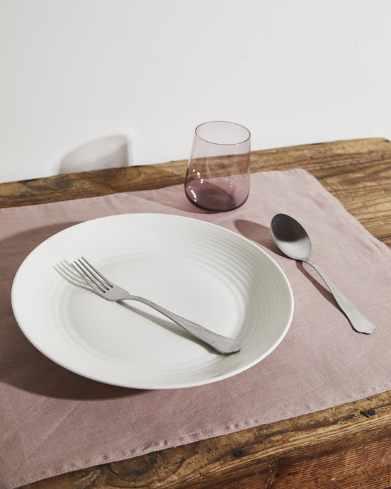 Lavender 100% French Flax Linen Placemats (Set of Four)