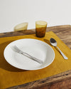 Turmeric 100% French Flax Linen Placemats (Set of Four)