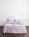 Lilac 100% French Flax Linen Bedding Set