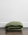 Olive Stripe, Sage & White Bedding Bundle