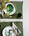 Bed Threads 'Artichoke' Ceramic Dinner Plate