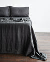 Charcoal Quilted Bed Cover
