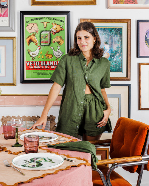 Olive Short Sleepwear Set