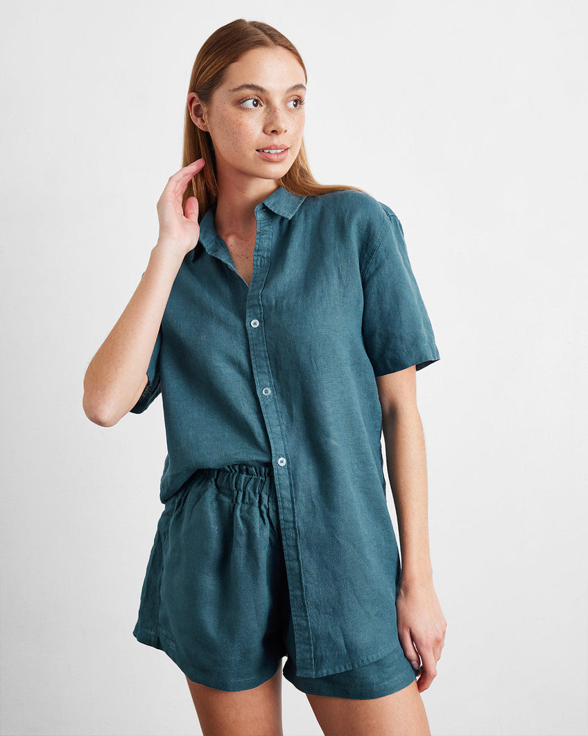 Petrol Short Sleepwear Set