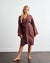 Cacao 100% French Flax Linen Classic Robe