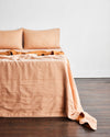 Terracotta & Rust Two-Tone Quilted Bed Cover