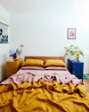 Lavender 100% Flax Linen Sheet Set