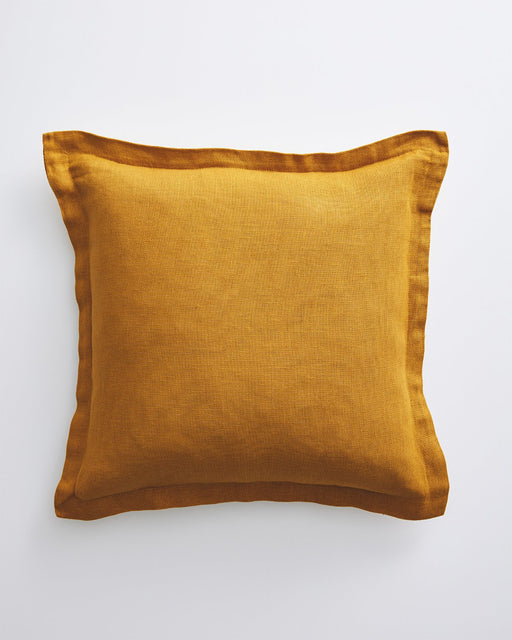 Turmeric 100% French Flax Linen Cushion Cover